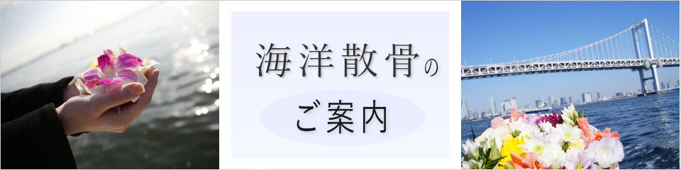 海洋散骨のご案内